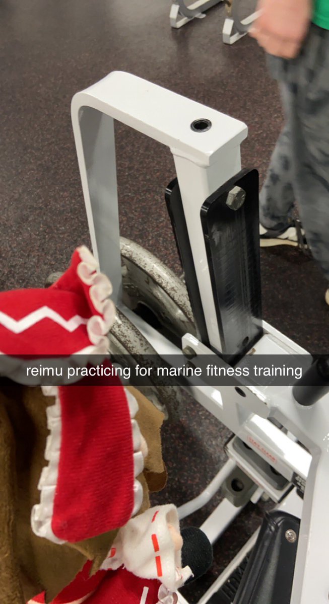 GymWithReimu's tweet image. reimu hakurei gym compilation