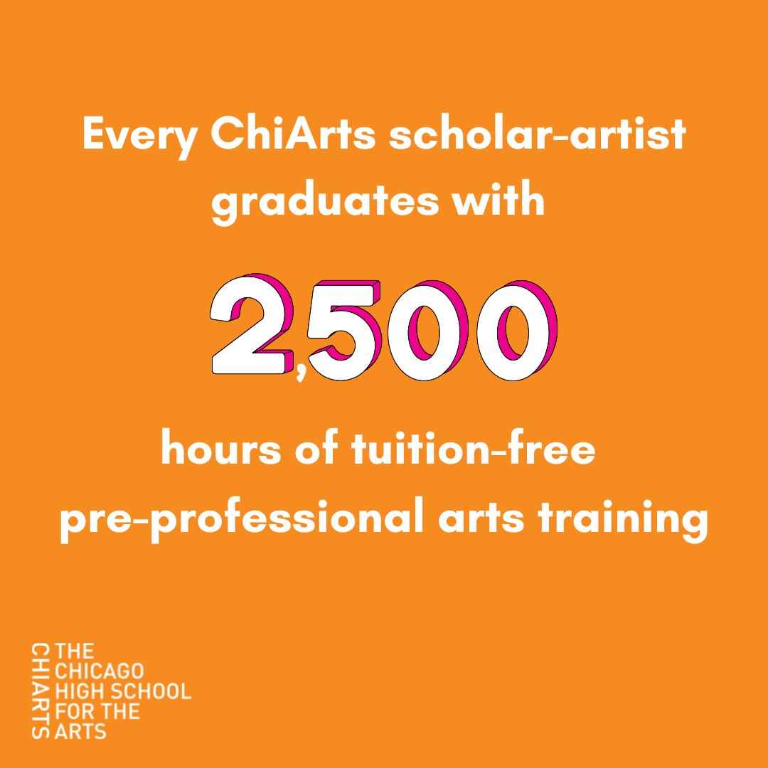 Get to know ChiArts with some fun facts! 📣 CPS has extended the admissions application deadline to December 8. You still have time to apply to Chicago's premier public arts high school! Go to go.cps.edu

#WeAreChiArts #ChiArtsProud