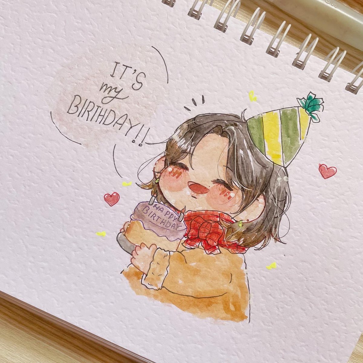 ArtistAfnan's tweet photo. It’s my birthday 🥳💜 https://t.co/NBUEoZgObx