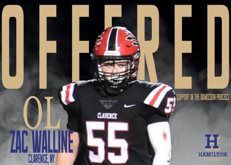 I’d like to thank @CoachMillerHam and <a href="/HamCollFootball/">Hamilton College Football</a> for their offer of support through the admissions process.