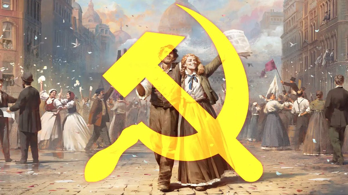Kotaku's tweet image. Players of economic simulation game think communism is too OP: bit.ly/3inFpHU