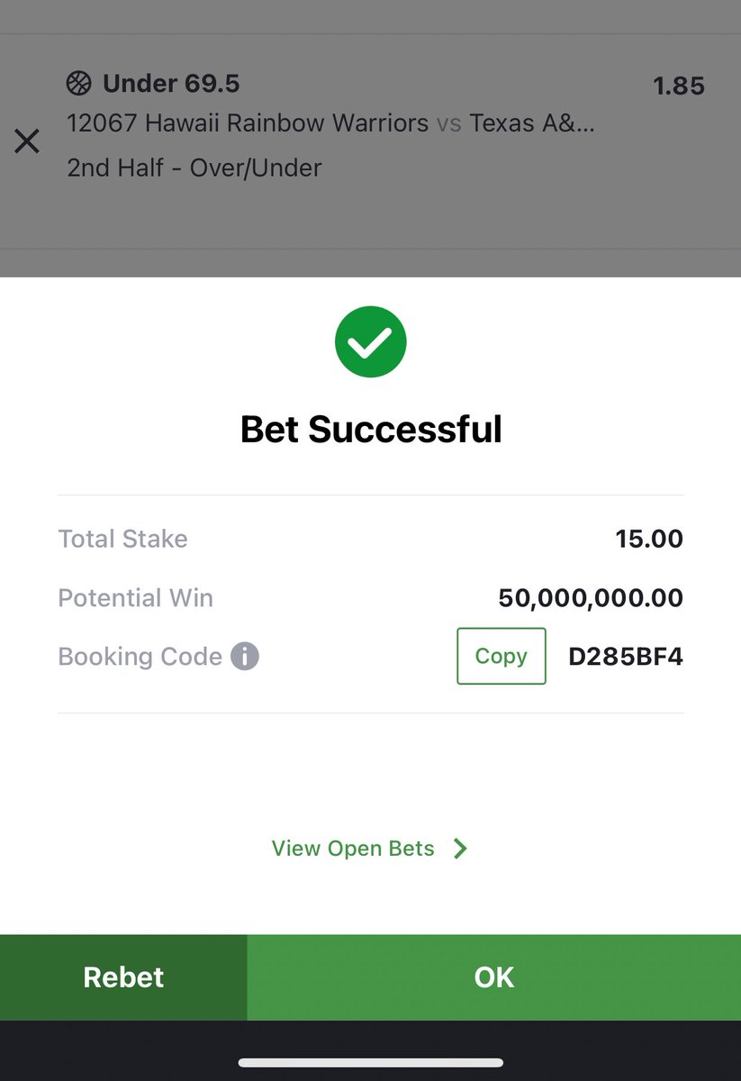 george__picks's tweet photo. 1.1M odds on sportybet 

Code: D285BF4

Flex To cut (5) Is 130+ odds

Make sure you Flex

All ncaa possible under in second half!

Rt for others 🥶🥶🥶🥶 https://t.co/JHRSqJdDv5