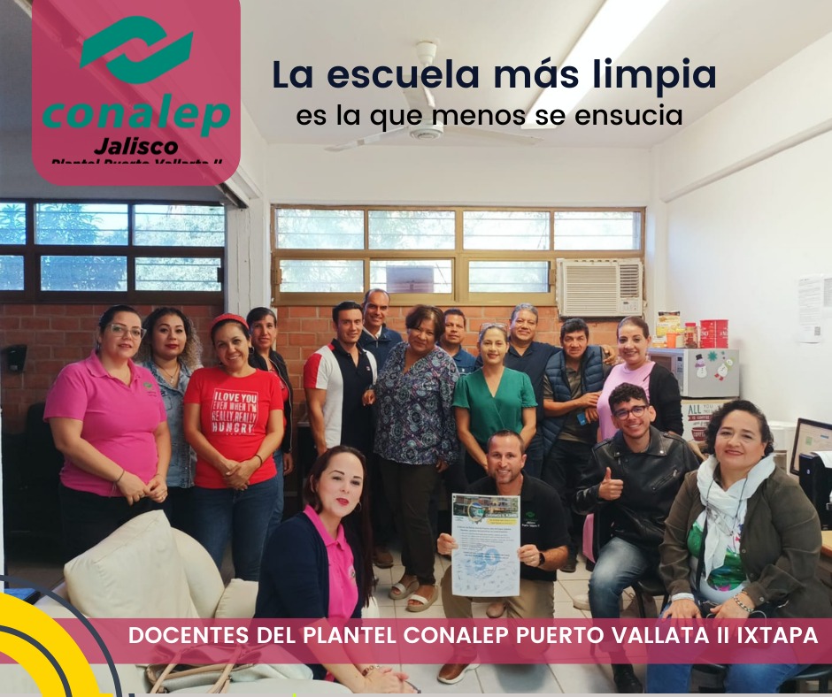 PepePMtz's tweet photo. Nuestros docentes del Plantel Conalep Ixtapa se suman a este proyecto de cuidar nuestra institución. https://t.co/g6Lty7aQtC