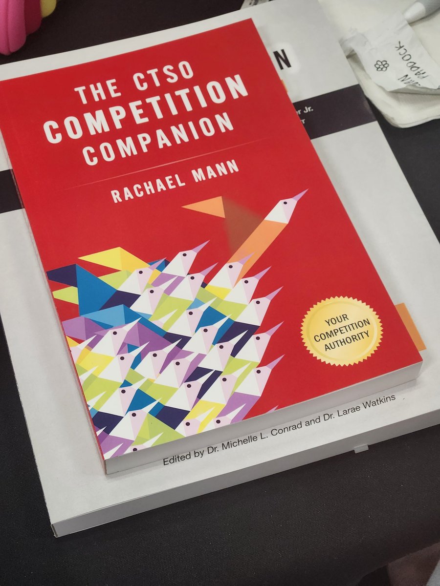 Learning from the brilliant Rachel Mann (<a href="/CTSOAuthority/">CTSO Competition Readiness</a>), author of "The CTSO Competition Handbook" during the #CareerTechEd future educators symposium <a href="/actecareertech/">ACTE</a> #VisionCTE22