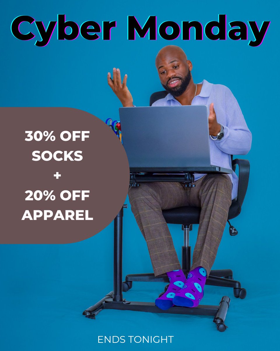 Catch this great deal while you can. Ends tonight! #theculturedsocks

🗣️ Now's the last chance to get 30% OFF on that item you've been eyeing 👀 (it's eyeing you back too, waiting for you to make a move 😂. Don't be shy).

🛍️Link in bio🔗

Ends at midnight EST.