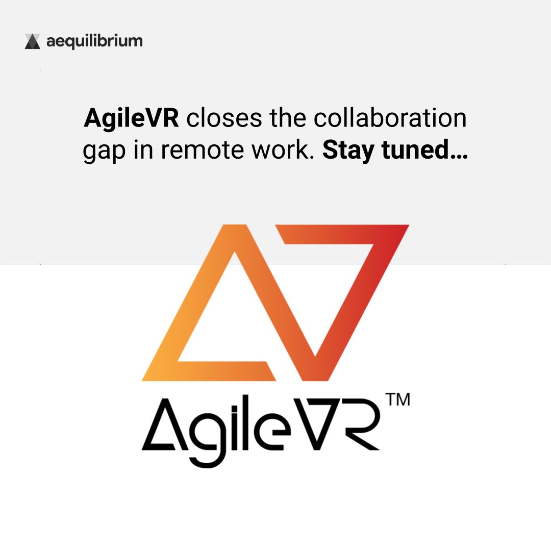 agile_vr's tweet photo. AgileVR™ enriches and humanizes communication and collaboration using immersive technologies (AR/VR) that enhance employee productivity, engagement, and innovation.

AgileVR™ closes the collaboration gap through XR. Stay tuned to find out more!
#xr #vr #remote #digital https://t.co/NhrHPVEej6