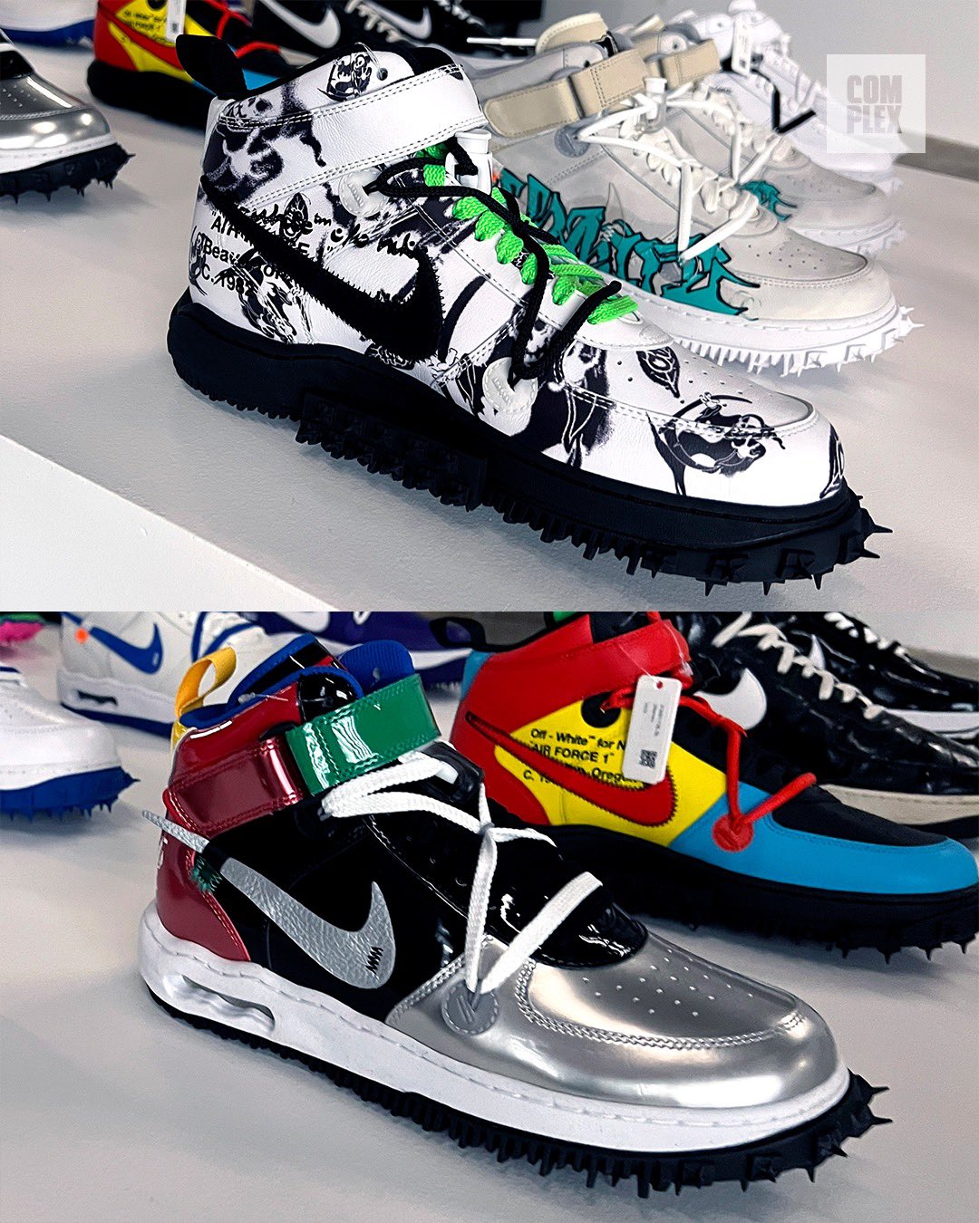 Complex Sneakers on X Inside the Virgil Abloh The Codes c o Architecture exhibit at the Rubell Museum in Miami. The exhibition will be open to the public daily from Dec. 1 4 from