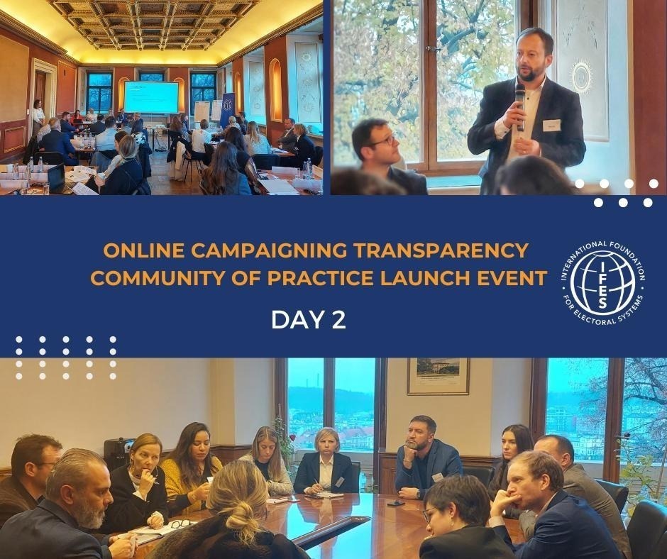 ➡️ Today we engaged in meaningful discussions between institutions, exploring how collaboration between civil society &amp; oversight institutions can be key to enhancing #transparency and #accountability in online ad #campaigning.

<a href="/IFES1987/">IFES</a>