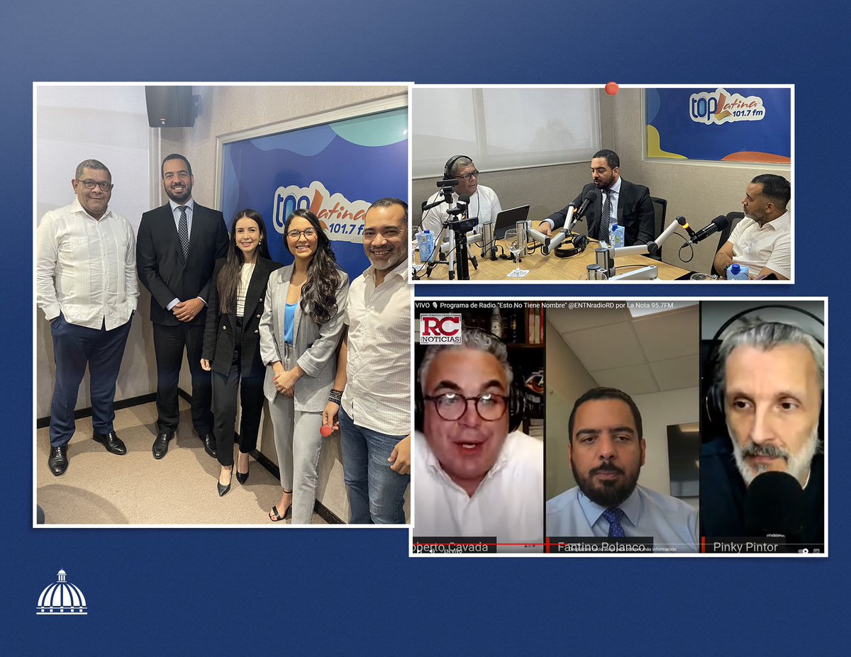 CODOCA_'s tweet photo. 📺 El viceministro de Desarrollo Industrial del @MIC_RD y secretario general interino del #CODOCA, @FantinoPolanco estuvo participando en diversos programas dando a conocer los esfuerzos que se han realizado desde el #CODOCA para fomentar una cultura de la calidad en el país; https://t.co/RHUbxd3SfR