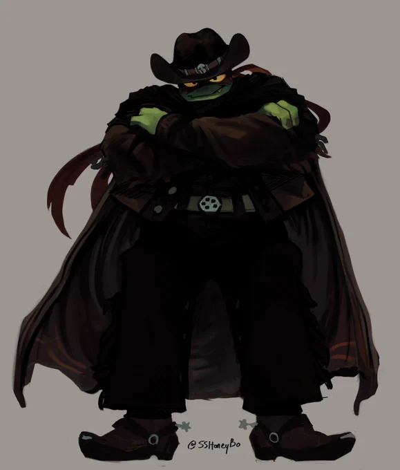 COWBOY RAPH????????#rottmnt #RiseoftheTMNT #rottmntraph 