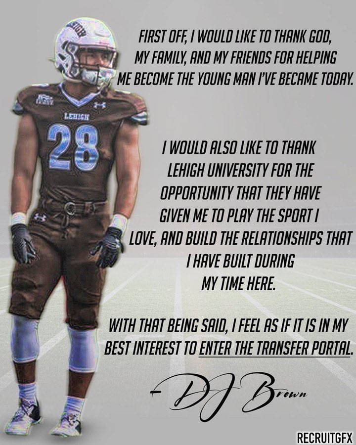 Thank you for everything Lehigh, always a Hawk at heart🤎