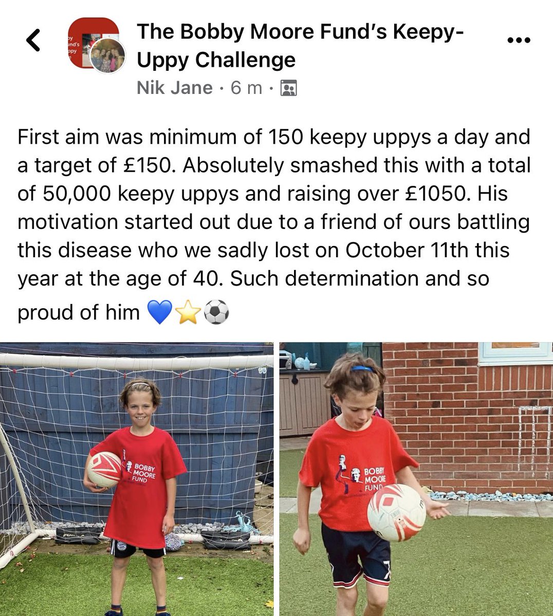 Niklogi's tweet photo. So proud of this lad! Showed true grit and determination throughout this challenge 💙⚽️⭐️@ysgolbrynhedydd https://t.co/TtBhZcshAK