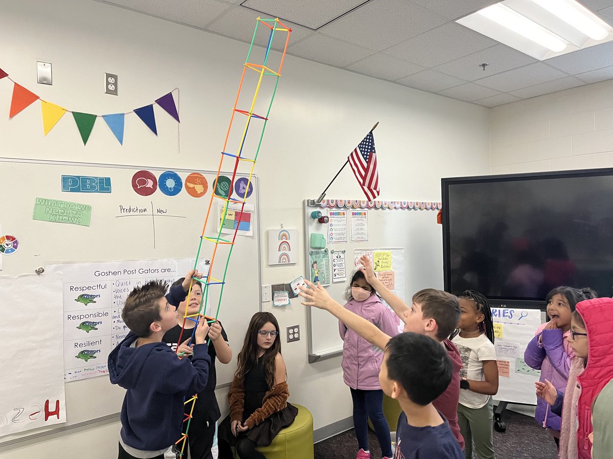 KPavlocak's tweet photo. What began as indoor recess fun quickly evolved to using our 5C’s as we created through collaboration, contribution, used critical thinking, and communication. ⁦@LCPSProLearning⁩ ⁦@GoshenPostES⁩ #gogpgators https://t.co/rpioj0f7qt