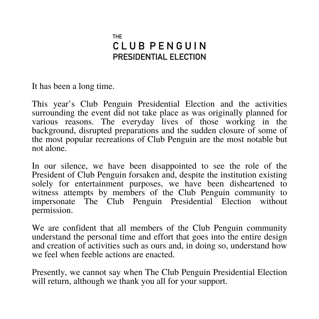 President of Club Penguin tweet media