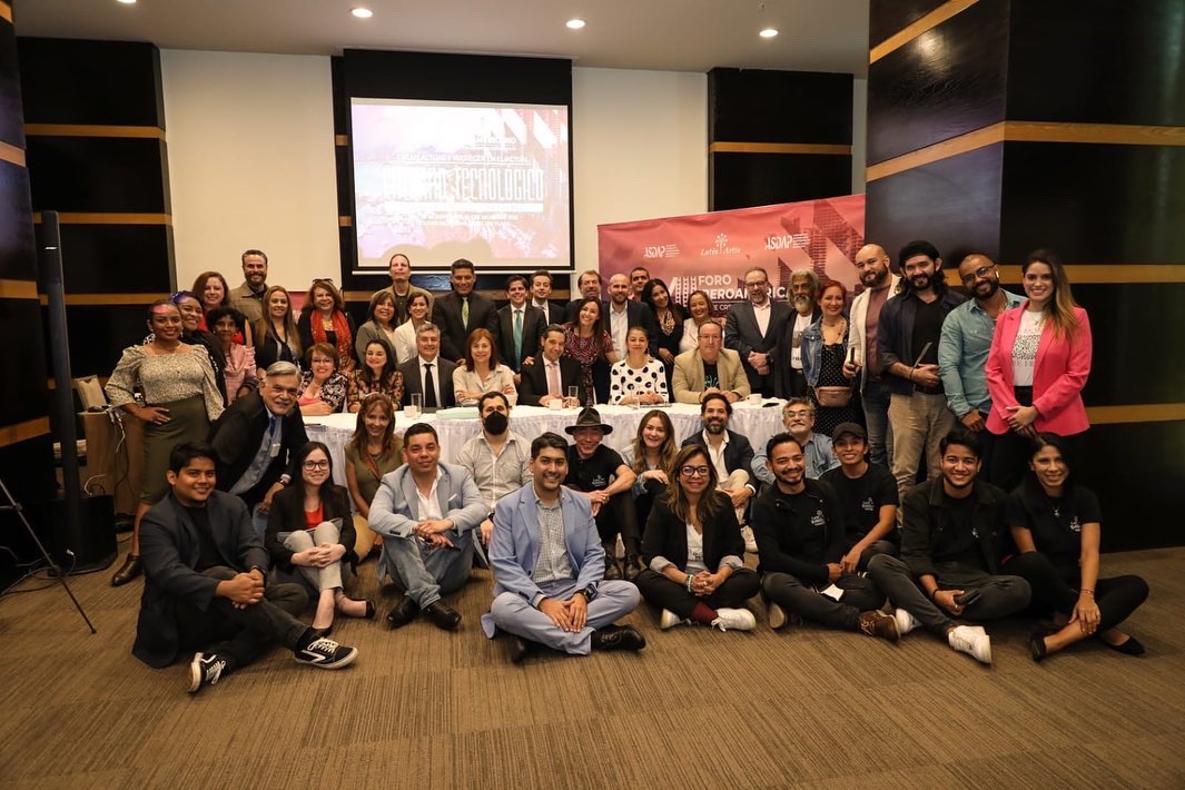 somos_ASDAP's tweet photo. Finalizamos el Foro Iberoamericano de Creaciones Audiovisuales Latin Artis Panamá 2022 

Gracias a todos los que nos acompañaron en estos dos maravillosos días junto a la gran familia de @somoslatinartis 

Seguimos trabajando en pro de nuestros artistas del audiovisual https://t.co/twFOpUyB31