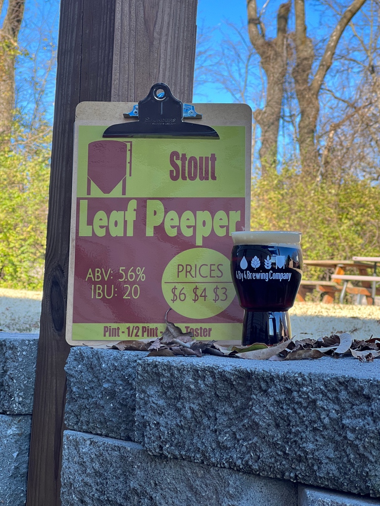 4by4Galloway's tweet photo. Stop by for a Leaf Peeper Stout on your way home from work!
We are here until 10pm!
#leafpeeper #stout #drystout #happyhour #springfieldmo #4by4brewingco https://t.co/iWvW9uAeXf