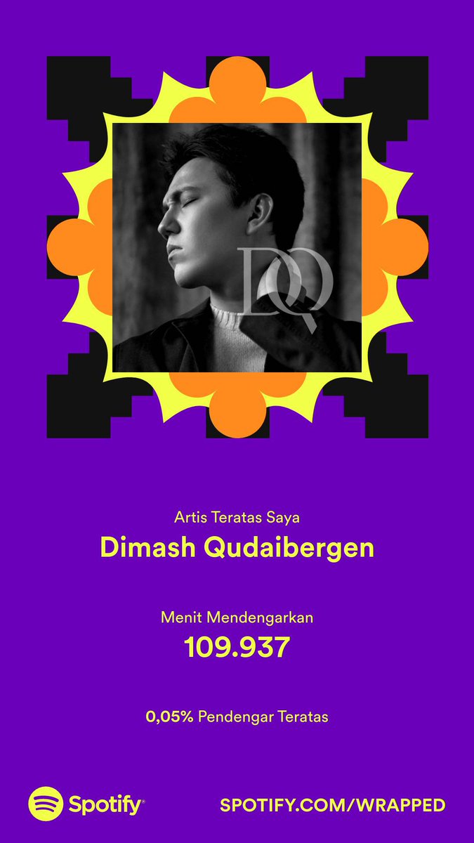 Ressy62186975's tweet photo. @DearNawaf @dimash_official My #SpotifyWrapped is here too 😎
Yep @dimash_official are on my top artist too 🤩🤩
#Okay and #TheStoryOfOneSky are on my top 5 songs
#DimashQudaibergen
#MyDimashSpotifyWrapped https://t.co/fTpaywZpsn