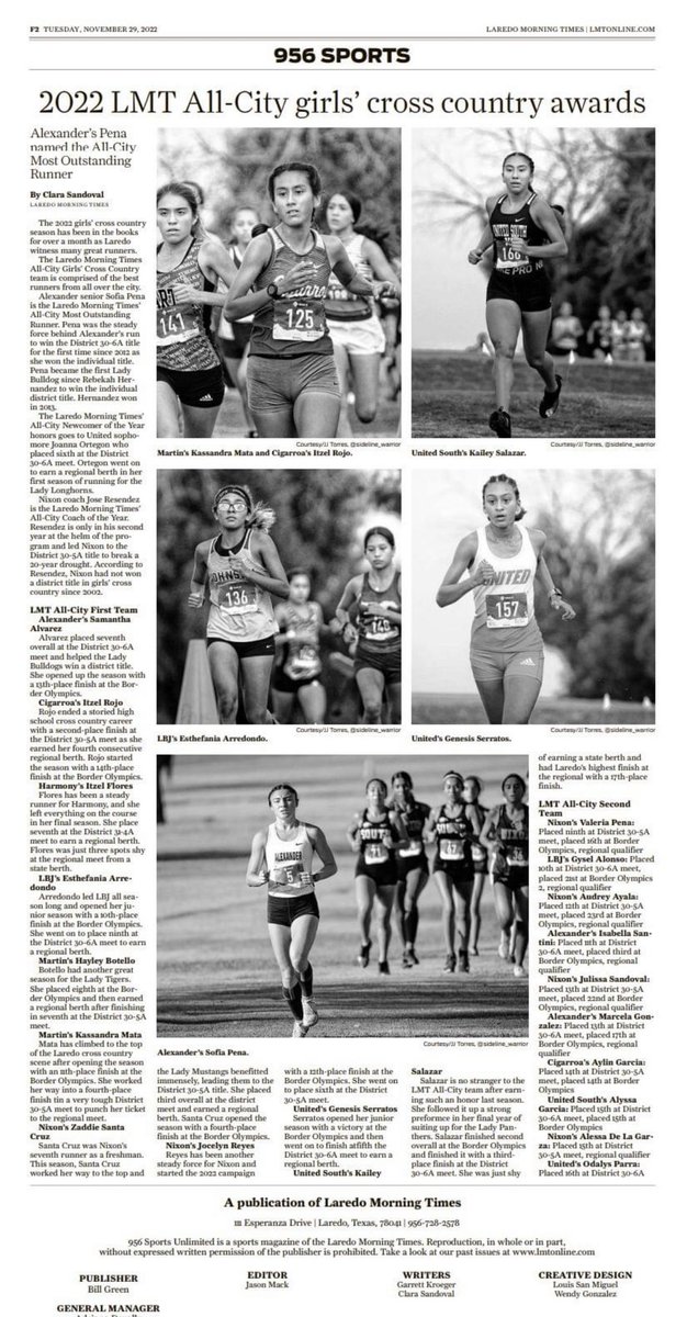 Congratulations to all with a special mention to our very own Itzel F. Way to go the distance!

GO HAWKS GO!