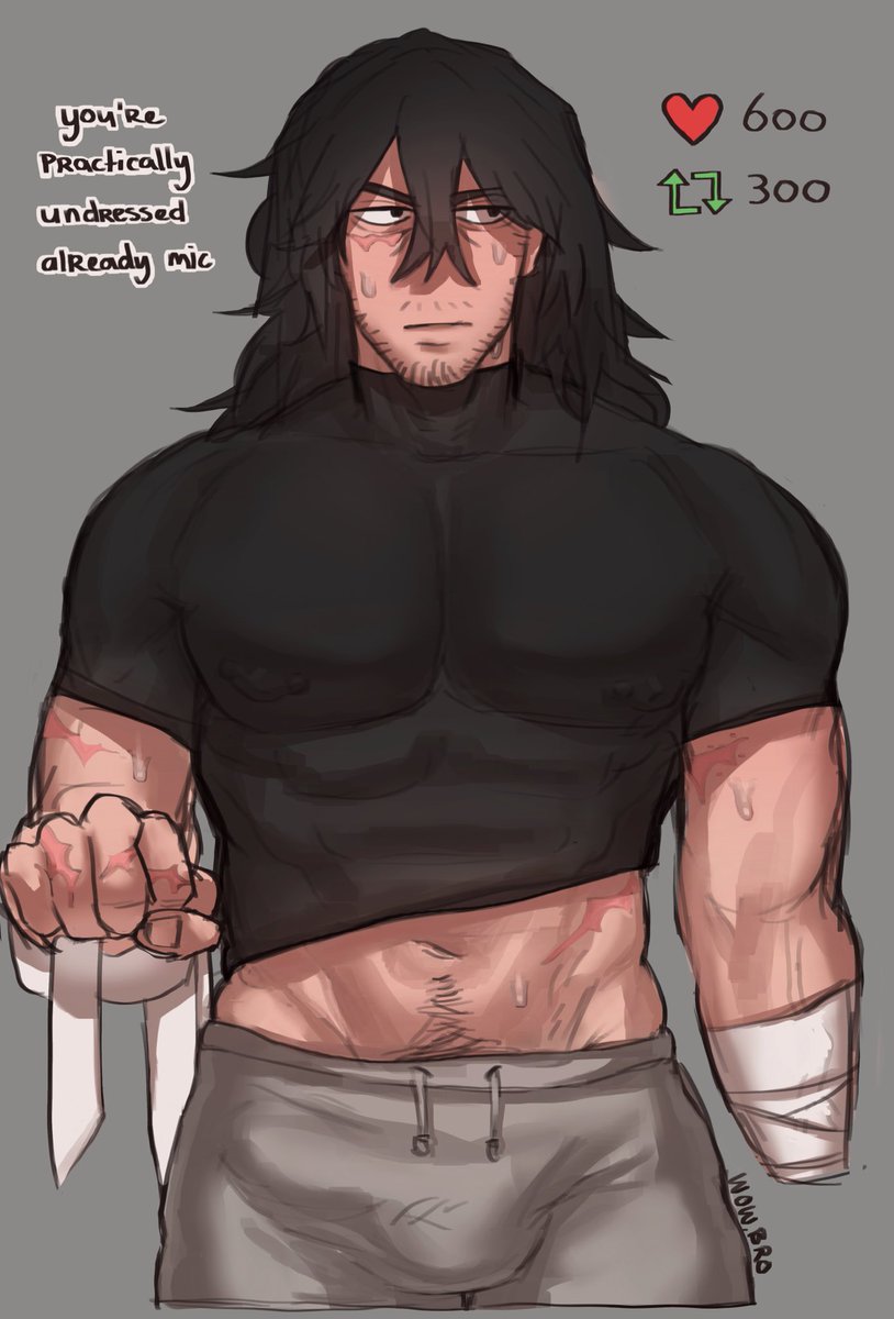 Wow9Bro's tweet photo. Stripgame erasermic style 👀 can we get those shirts off? https://t.co/YIDr2H62ZX