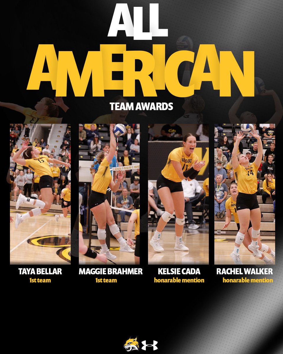 WSCWildcatVB's tweet photo. A huge congratulations to these Wildcats on their AVCA All-American honors!
#Powerof12 https://t.co/cpyypKsoJB