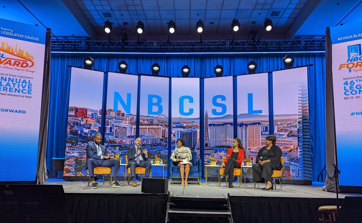 HaroldLoveJr's tweet photo. Wonderful start to @NBCSL77 National Black Caucus of State Legislators ALC with a Panel on the "Threats to Our Democracy" #NBCSLFORWARD https://t.co/6arOloetYH