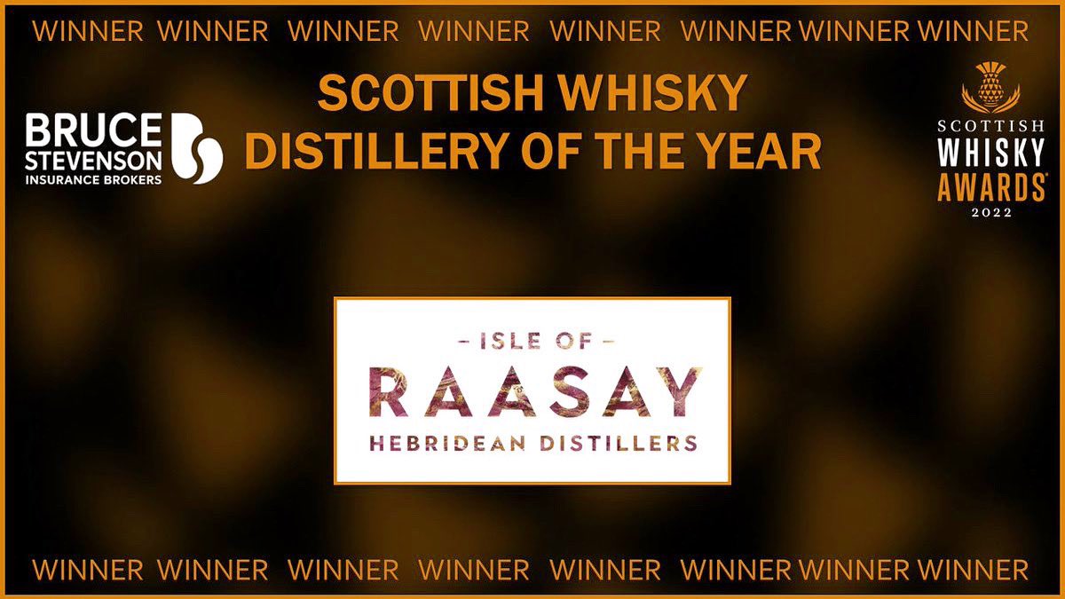Alasdair DAY (@alasdairday) on Twitter photo Winner of the #Scottish #Distillery of the year 2022 <a href="/RaasayWhisky/">Isle of Raasay Distillery</a> <a href="/whisky_awards/">Scottish Whisky Awards</a> #raasay #whisky Winner of the #Scottish #Distillery of the year 2022 <a href="/RaasayWhisky/">Isle of Raasay Distillery</a> <a href="/whisky_awards/">Scottish Whisky Awards</a> #raasay #whisky