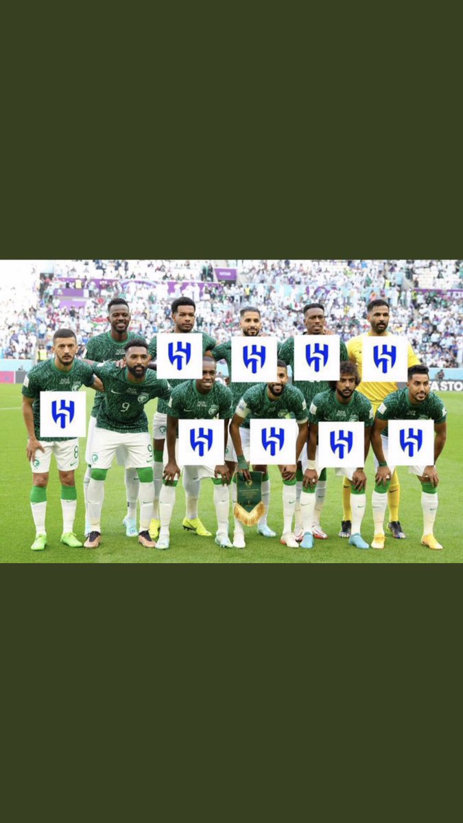 kbh676's tweet photo. @saad99992 @MawWolfer @mbbzz12w @Fahadalhurifi كلامك مردود عليك 

ضد الارجنتين ولا نصراوي وفزنا ٢-١

ضد بولندا ( ٢ من النصر أساسيين ) خسرنا ٢-٠
ضد المكسيك( ٣ من النصر أساسيين ) خسرنا ٢-١ https://t.co/zKgOM9kfTs