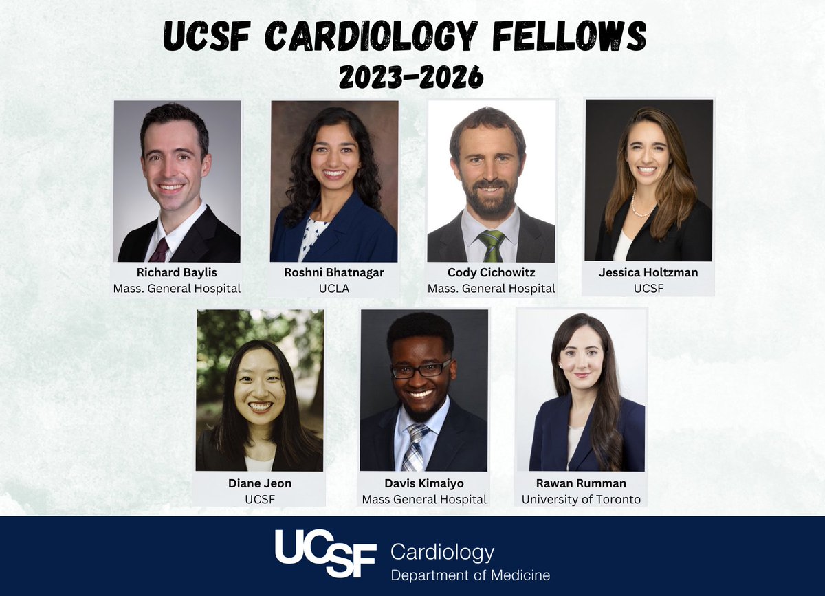 It’s #MatchDay and we have an amazing group of cardiology fellows that will be starting at @UCSF in July 2023. We look forward to working with you! #match2022 #cardiologymatch #fellowshipmatch @UCSF_CVfellows @HeartUCSF #WomenInCardiology @UCSFHospitals