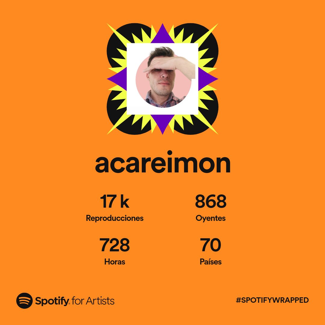acareimon's tweet photo. Gracias! 🌈🙌🏻✨
.
@spotifyargentina @spotify 
.
@acareimon @nomademngt 
#reel #spotifywrapped #spotify #acareimon #spotifywrapped2022 https://t.co/nIMIXvgNeJ