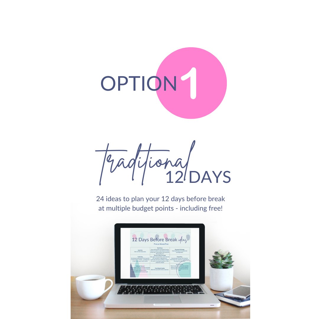ModernPrincipal's tweet photo. 12 Days Before Break Culture Builder for school leaders.
These are editable, so you can adjust to meet your needs. Click to our website today!
https://t.co/2lhxIlRXsF
#12daysbeforebreak #cultureboosters #staffmorale #teacherculture #holidaygifts #maesp #kcepa #naesp https://t.co/aFHDHhTRVG