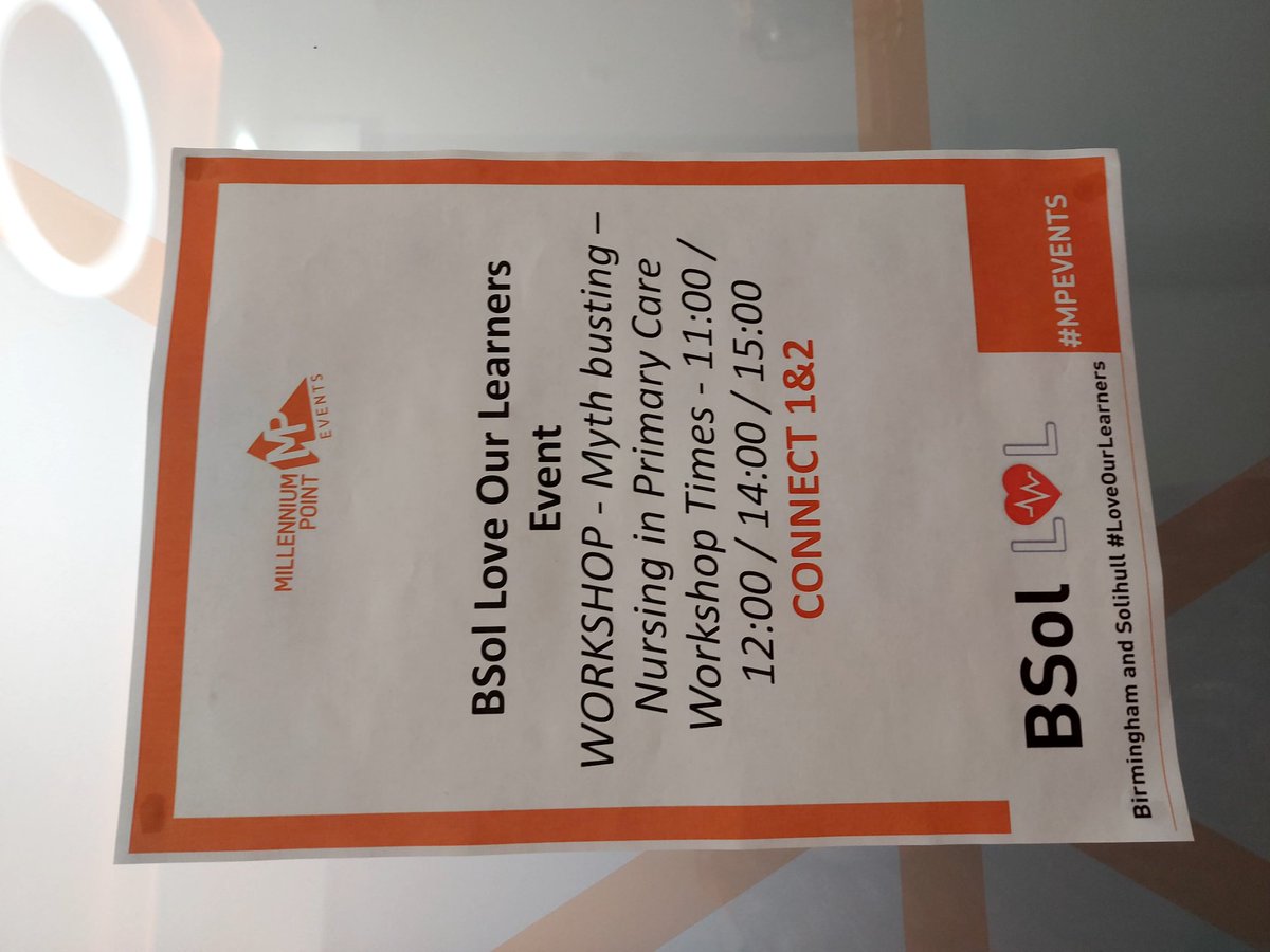 BSol Training Hub thoroughly enjoyed presenting at the #loveourlearners Event today. Lots of great discussions and plenty of myths about working in primary care busted! 🔨❤