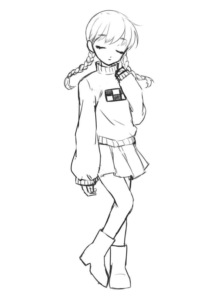 窓付き(ゆめにっき) 「still working on comms but here's a mado」|🌨 em 🌨 comms FULL (5/5)のイラスト
