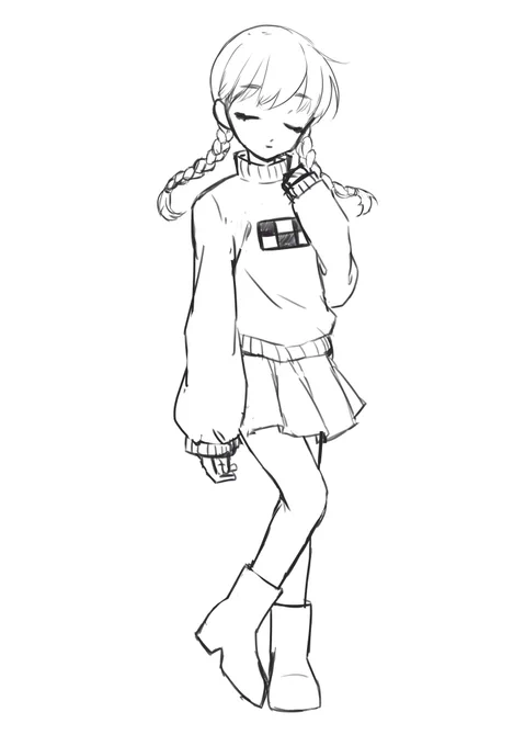 still working on comms but here's a madotsuki 