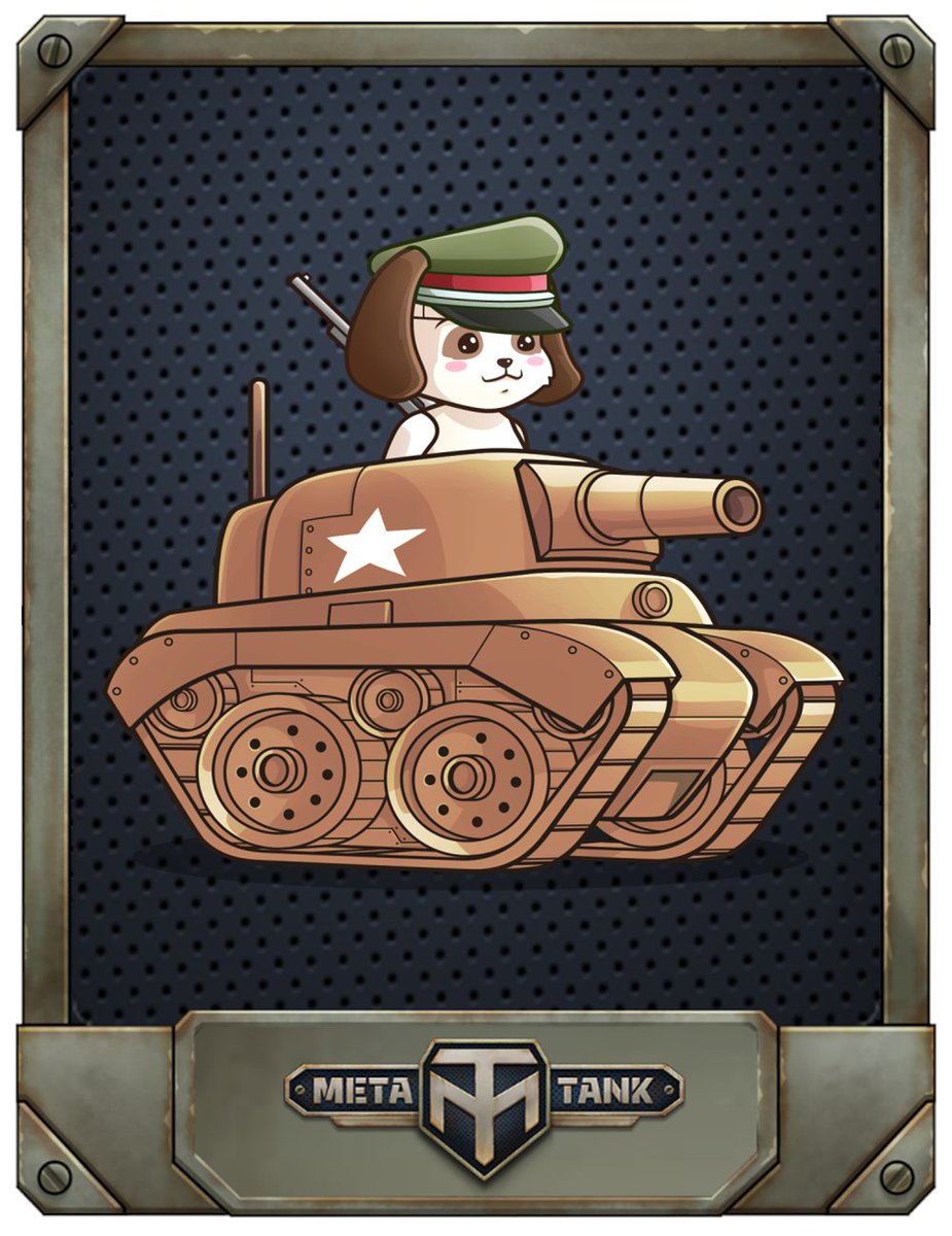 MetaTankProject's tweet photo. Day 153 of showcasing our playable Troop NFTs 🎉

Fact: The idea for the tank came from studying farm equipment with caterpillar tracks.

#MetaTank #NFT #BSC #GameFi #Axie $SHIB $DOGE $BNB $DRIP $XEN $HORDE $SOL https://t.co/KcYMwsf6u2