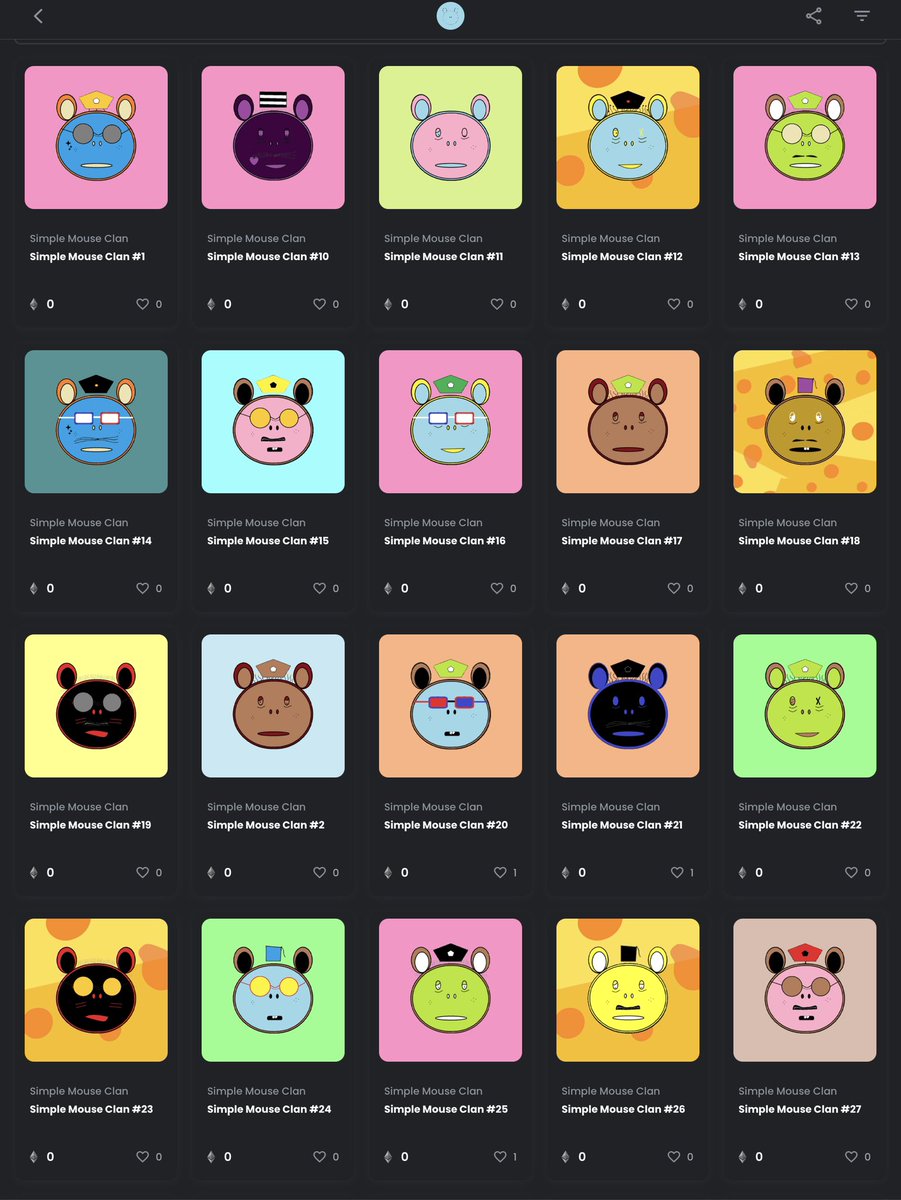 Simple Mouse Clan NFT tweet media