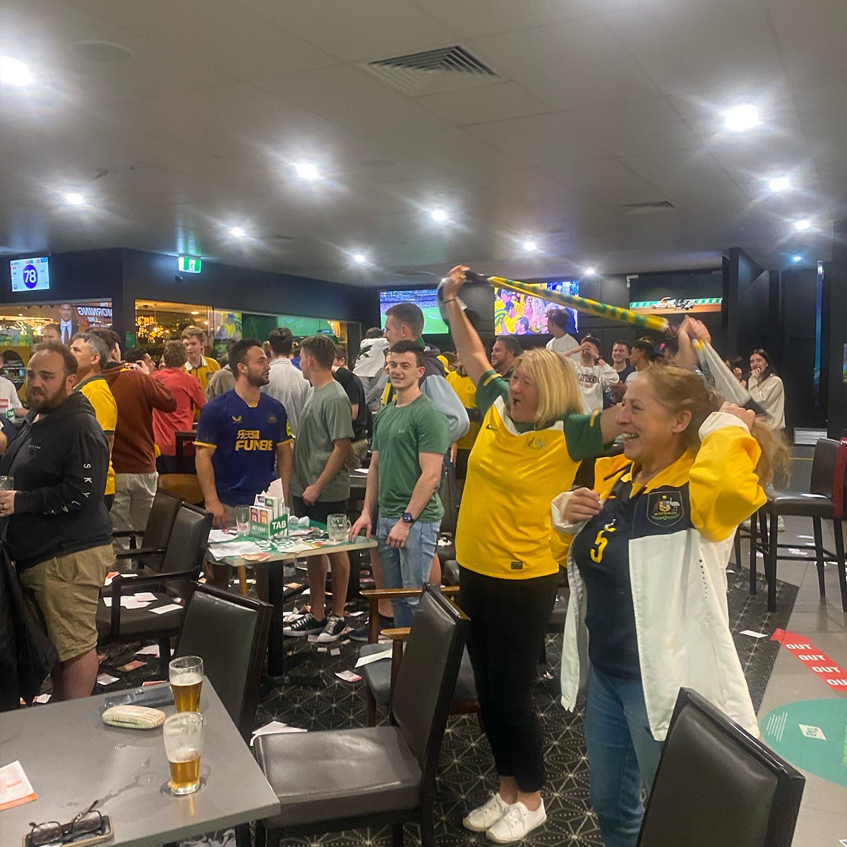 CCMariners's tweet photo. Thank you to everyone who attended the Gosford RSL Club in the early hours of this morning to witness one of the most historic nights in Australian football history! 🇦🇺

A great morning had by all! Stay tuned for the location of our next viewing event 👀👀

#CCMFC #WontBackDown https://t.co/NDdEhDvmTj