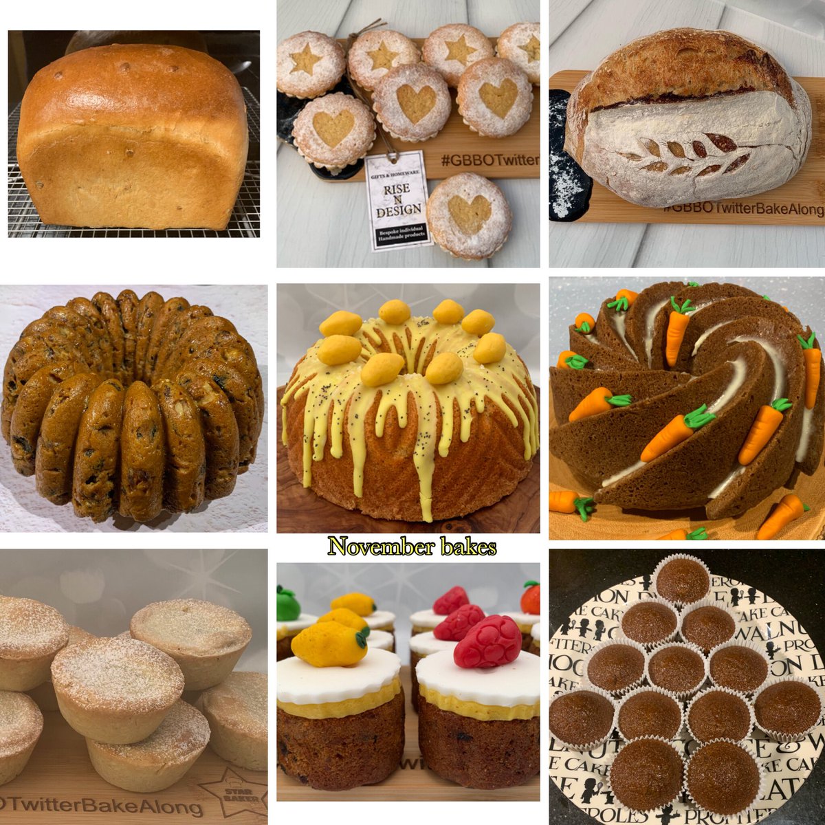 Rob_C_Allen's tweet photo. Here we go again, with another month gone. This year’s just flown over. As ever, there was plenty of #bread and several #bundts this month too, besides all the other bakes. https://t.co/Utqk2jHwgh
