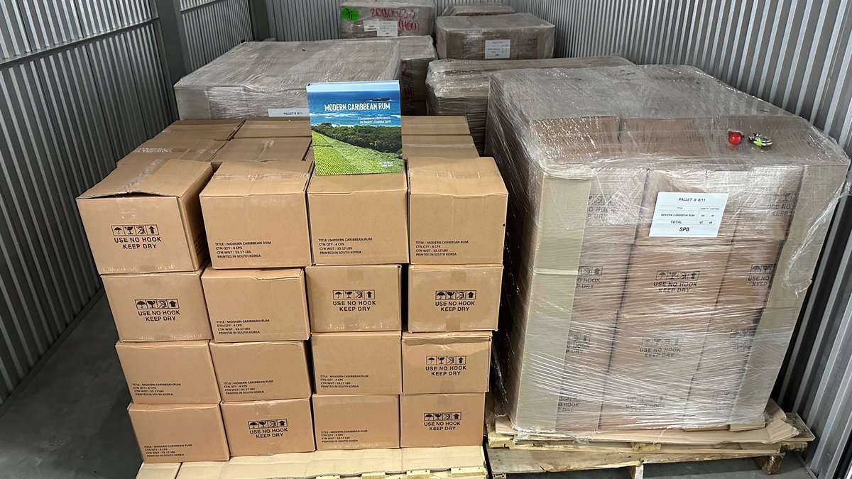 Rum book update! Modern Caribbean Rum, the 850-page encyclopedia of Caribbean rum, has arrived from the printer and orders are now shipping.

wonkpress.com/products/moder…