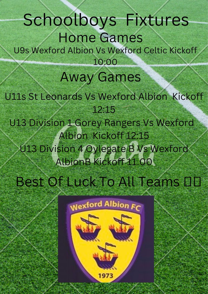 Wexford Albion FC (@wexfordalbion) on Twitter photo 