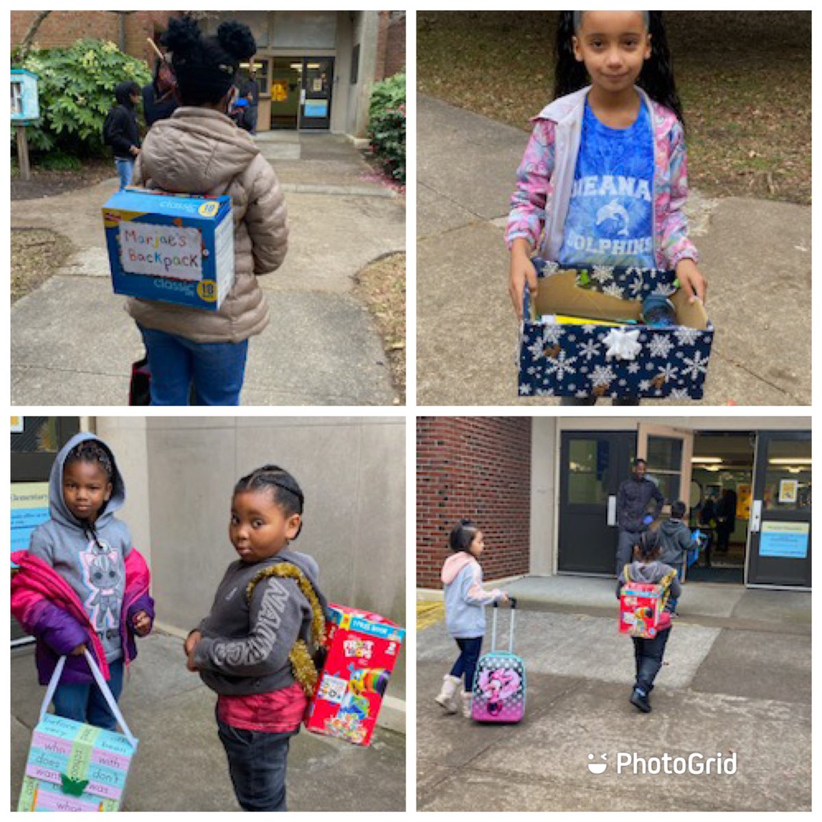 Today Oceanair participated in “Anything But a Backpack” Day! Students and staff came to school using anything but their typical backpack! @Cluster2ES <a href="/KatrinaRountree/">Katrina Rountree-Price</a> @NPSchools <a href="/DrDoreatha/">Dr. Doreatha White</a>