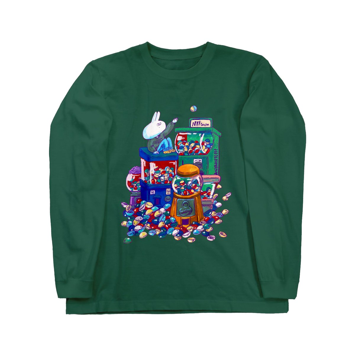 「今日までSUZURIでTシャツ安いらしいですおススメはロンTです 何卒(セール忘」|ヨシサコツバサ(お仕事募集中)のイラスト
