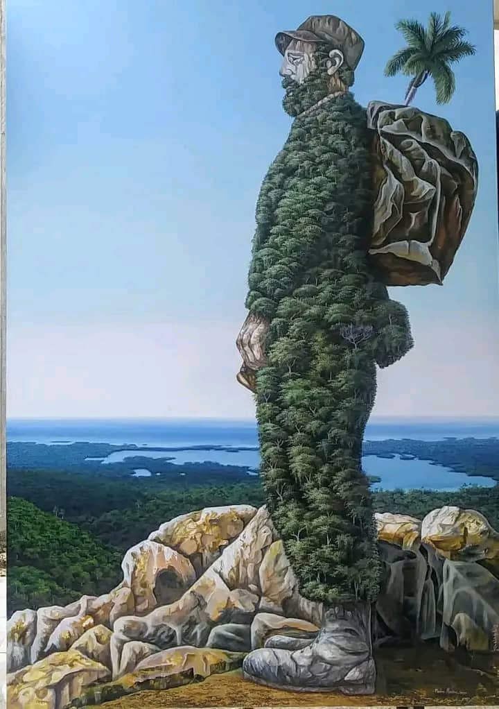 Fidel es pueblo, es Cuba, es América Latina, Es mundo. #FidelEsFidel. Siempre abogó por las causas justas. Así somos los de la #IzquierdaUnida por que seguimos su legado. Me sigues?