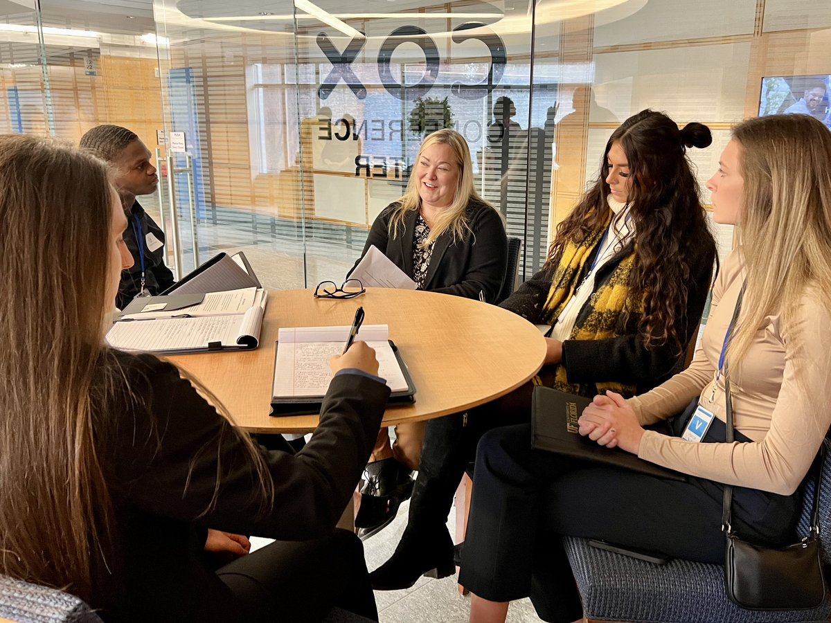 SECAcademics's tweet photo. From tours, panels, resume feedback and networking opportunities, thank you to @CoxEnterprises, @IHGhotels and @KPMG for meeting with our @SEC Career Tour participants. 👏👏

#ItJustMeansMore https://t.co/bArhbECNhZ