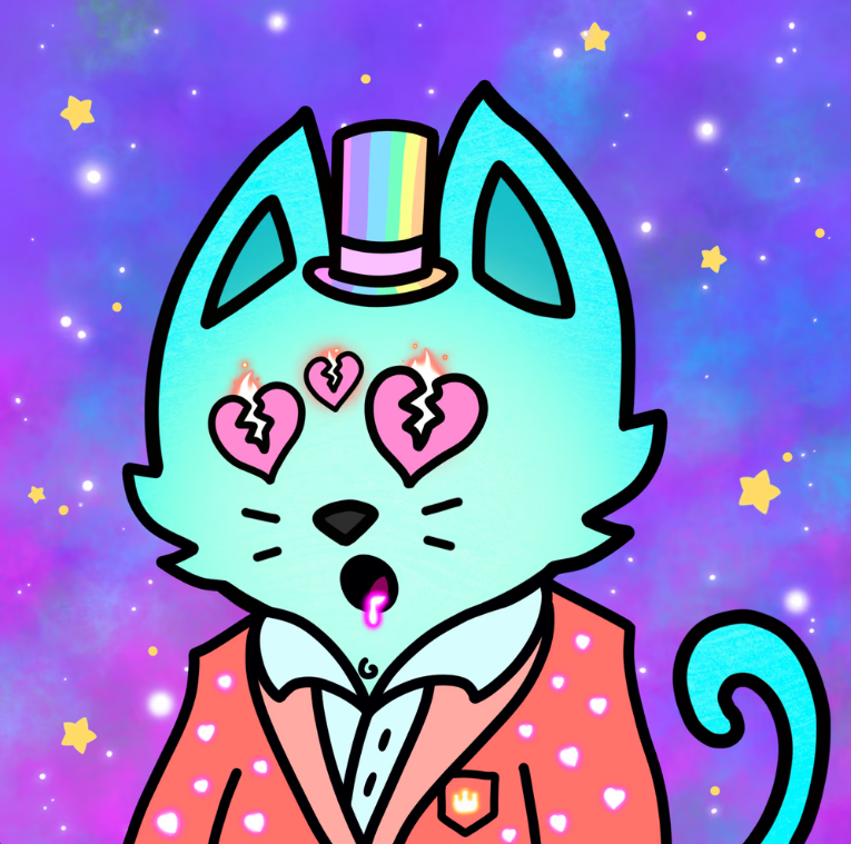 Minted my <a href="/CosmicCats_/">Cosmic Cats</a>  mutations :3
Welcome to the family love sick cat and bad ass karate cat 😻 #getcosmic