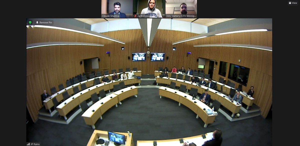 Congrats to @LU_Spad students at <a href="/LaurentianU/">Laurentian University - Université Laurentienne</a> on your 'Press Conference Presentations'. Job well done! 
It was fun to serve as a “reporter/judge” with former colleague @joeyslatteryCTV   Thanks for thinking of us <a href="/jp_rains/">JP Rains</a> - Great teacher with ambitious students.