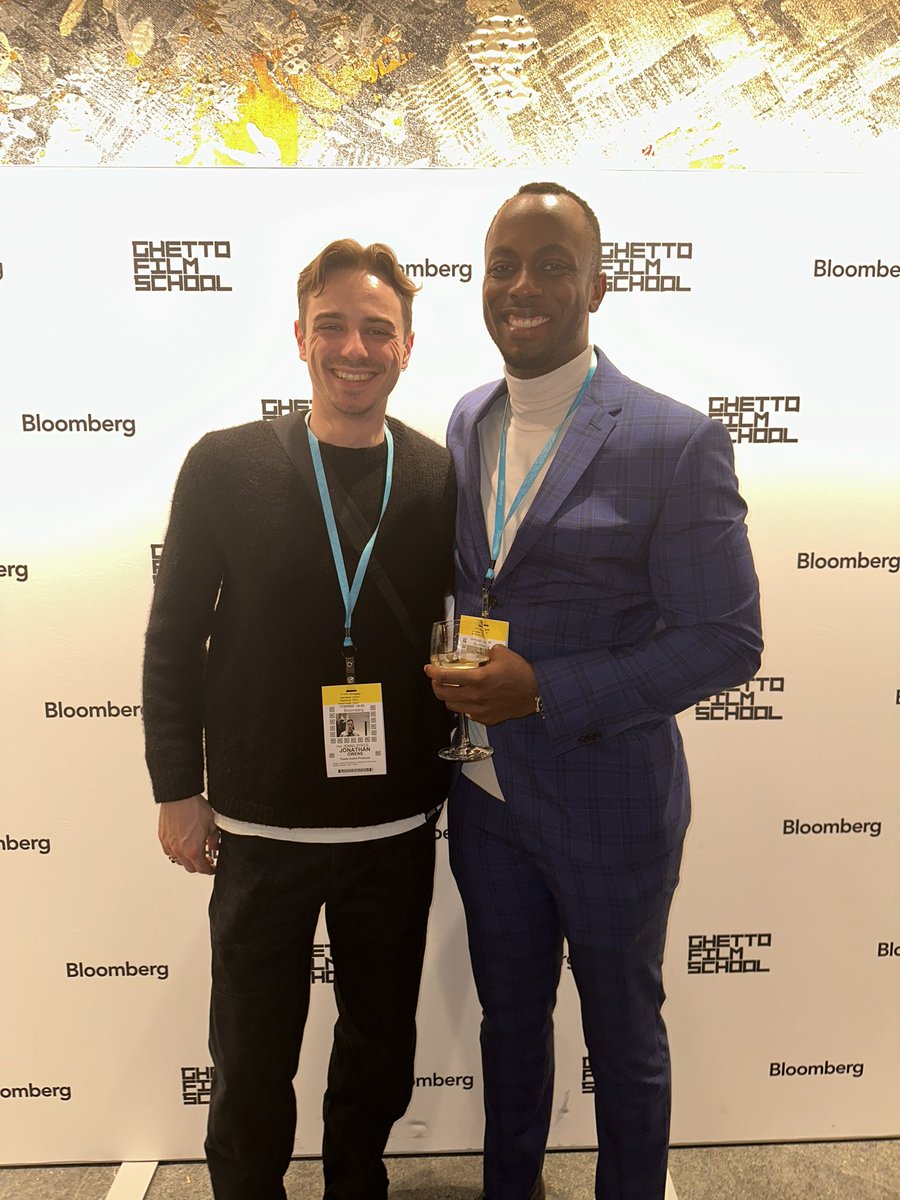foolthefox's tweet photo. I’ve just got back from a film premier @BloombergUK 
I did the music, foley, sound design, dialogue edit &amp; mix down. 16 year old me would be proud. Current me is proud tbh. 
Thank you to @ghettofilm &amp; @Rashyb https://t.co/j9MacuWW62