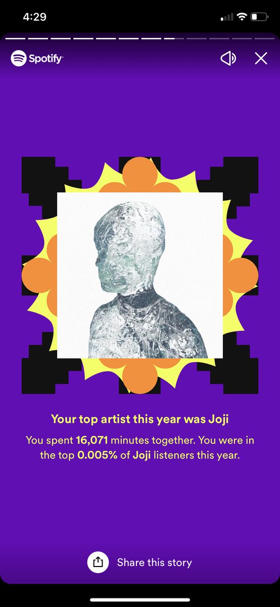 JesusCunts's tweet photo. I wish I was joking 😂🤠 I don’t know how much artists make from Spotify, I’m sure it’s next to nothing. But I hope that my humble 16 thousand minutes spent in my feels financed a nice bowl of ramen or something? https://t.co/kF7nP8PO85