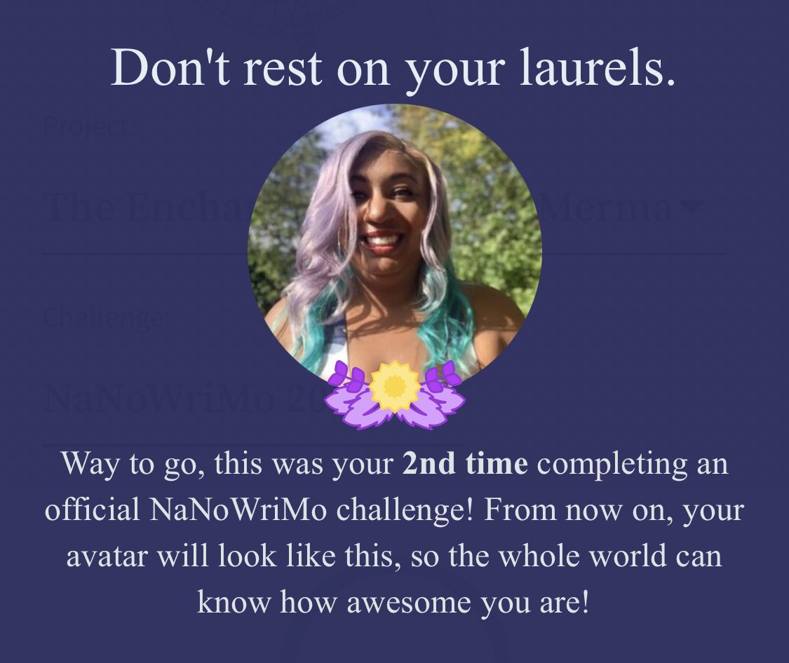 SweetRazzberrie's tweet image. Final word count 60429! And my first time getting the daily par badge.

My goal for this draft is 70k words. But I’m going to take a tiny writing break for a few days 😊

#NaNoWriMo #FinishUrBookFall