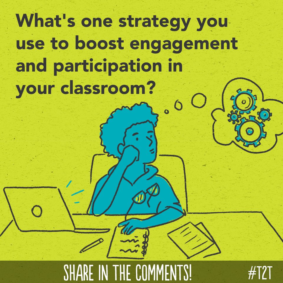 When engagement is low, how do you encourage your Ss to reconnect? 

#BeTheOne