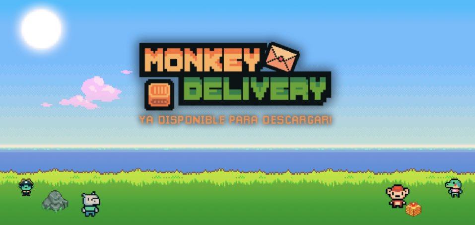 games_moonkey's tweet photo. Mañana estaremos en el @GGameFestival presentando con mucha ilusión y alegría nuestro amado Monkey Delivery 🐒. Os esperamos!!! #GuerrillaGameFest #indiegame #gamedev https://t.co/m5azKtPkYO